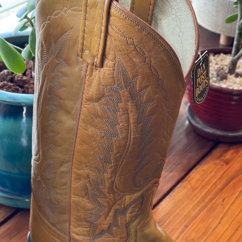 NWT Vintage Dan Post Leather Western Boots | 9.5 - Picture 5 of 14